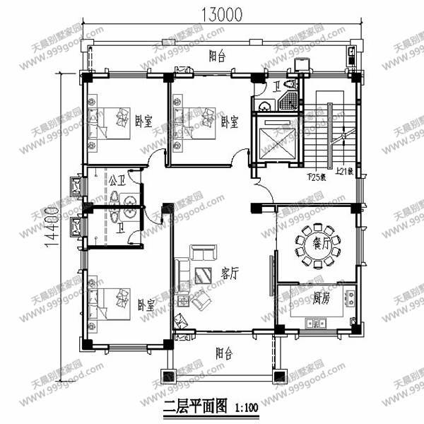 带睡衣的五层半图纸,一层一户。图纸编号-今车库别墅汉服图片