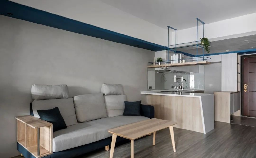 芈熊装饰 | 60㎡ 布吉中心花园 工业风格效果图