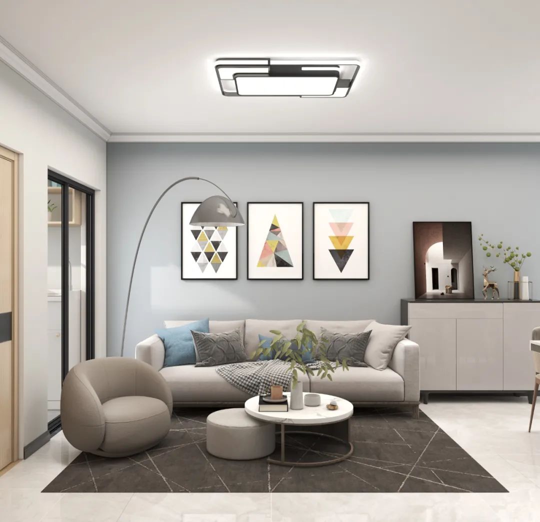 芈熊装饰 | 86m² 天鹅湖畔 现代风格效果图