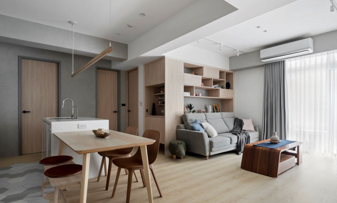 芈熊装饰 | 79㎡ 龙富花园 日式风格效果图