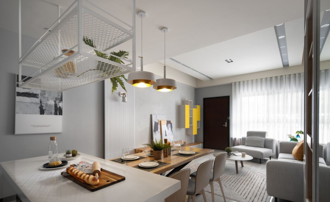 芈熊装饰 | 165㎡ 金众蓝钻风景 北欧风格效果图 