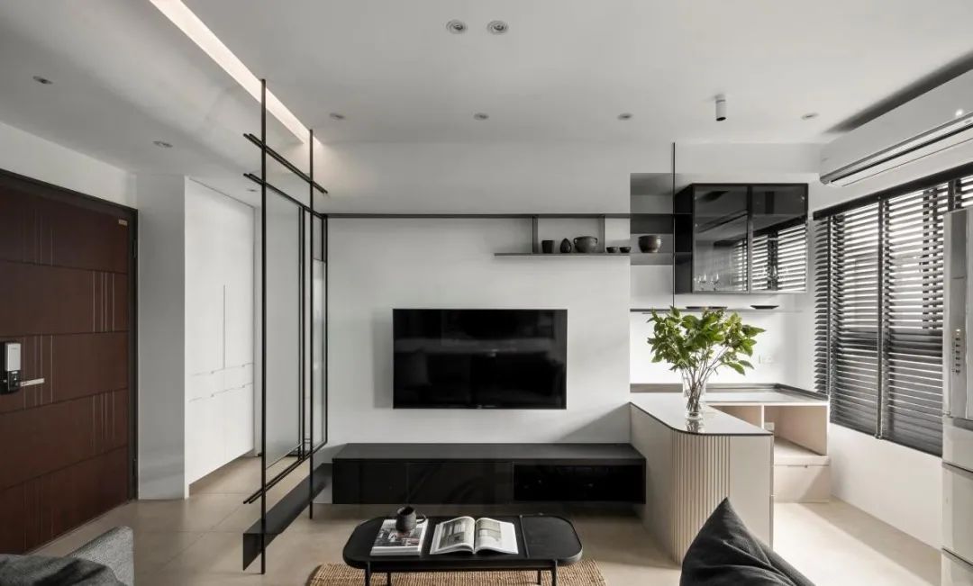 芈熊装饰 | 46㎡ 龙华章阁中心城 混搭风格效果图