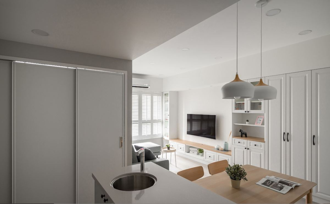 芈熊装饰 | 108㎡ 雍翠华府 美式风格效果图 