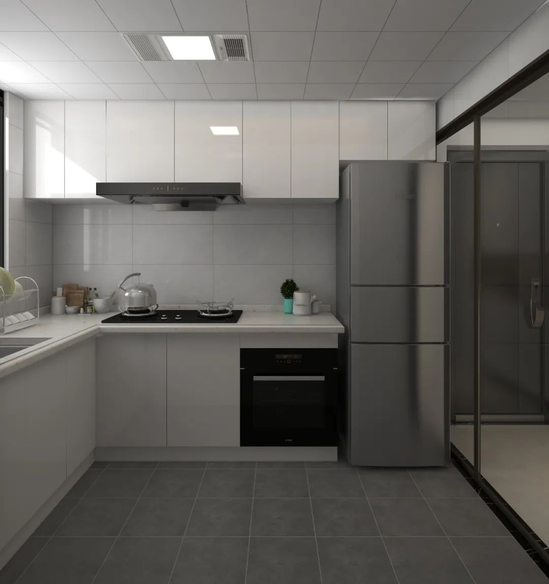 芈熊装饰 | 96㎡  半岛苑  现代风格效果图