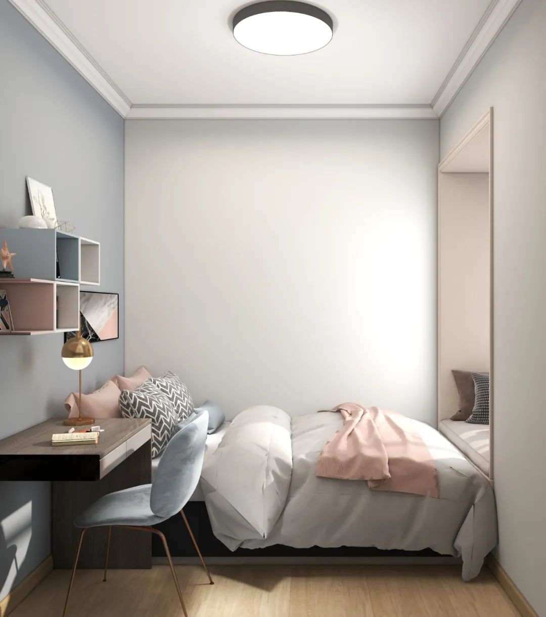 芈熊装饰 | 86m² 天鹅湖畔 现代风格效果图