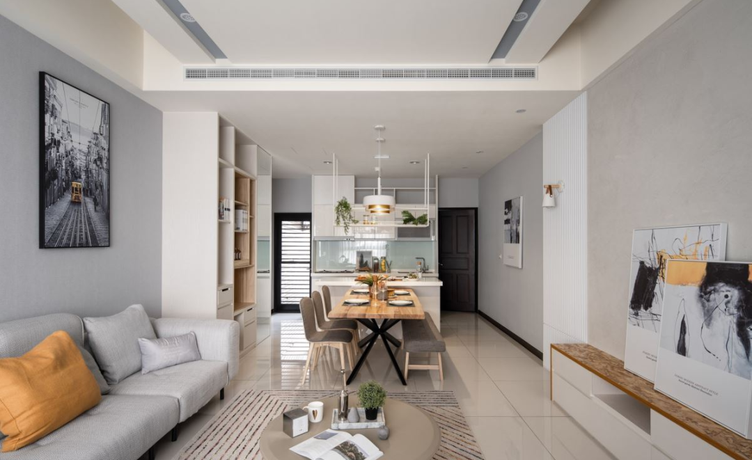 芈熊装饰 | 165㎡ 金众蓝钻风景 北欧风格效果图 