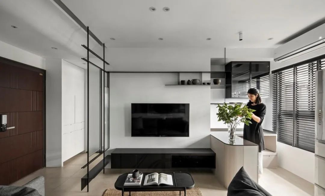 芈熊装饰 | 46㎡ 龙华章阁中心城 混搭风格效果图