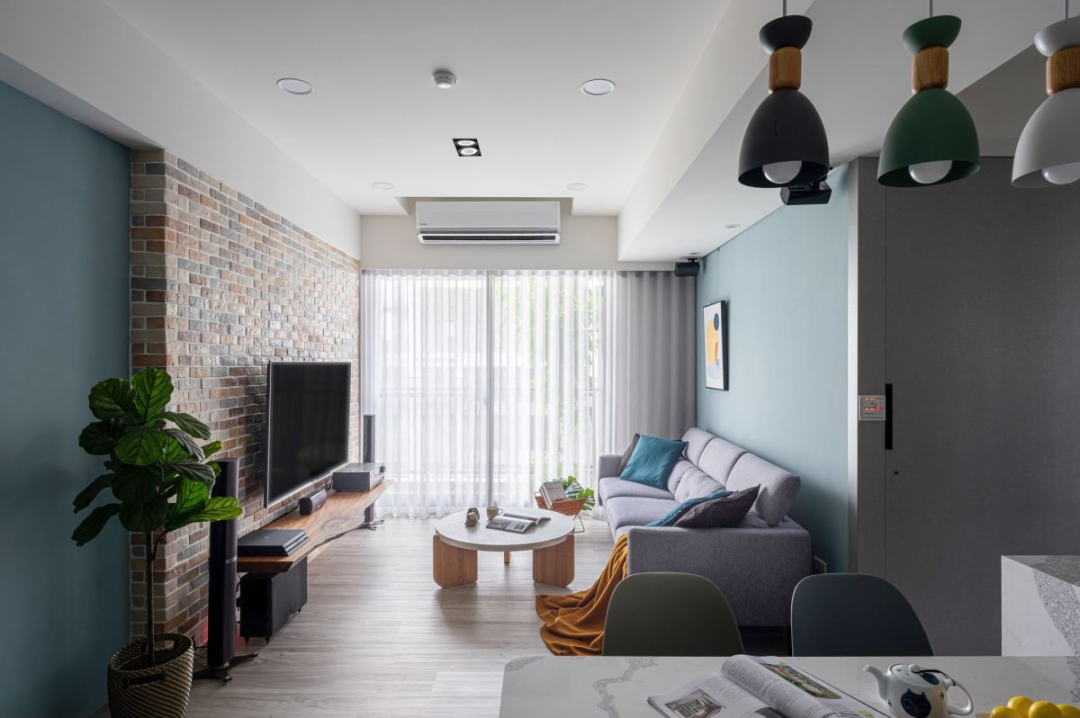 芈熊装饰 | 70㎡ 九洲玉带湾 北欧风格效果图