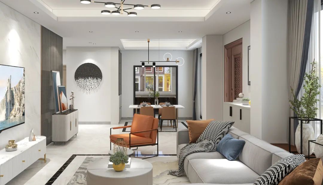 芈熊装饰 | 98㎡ 上围艺术村 现代轻奢