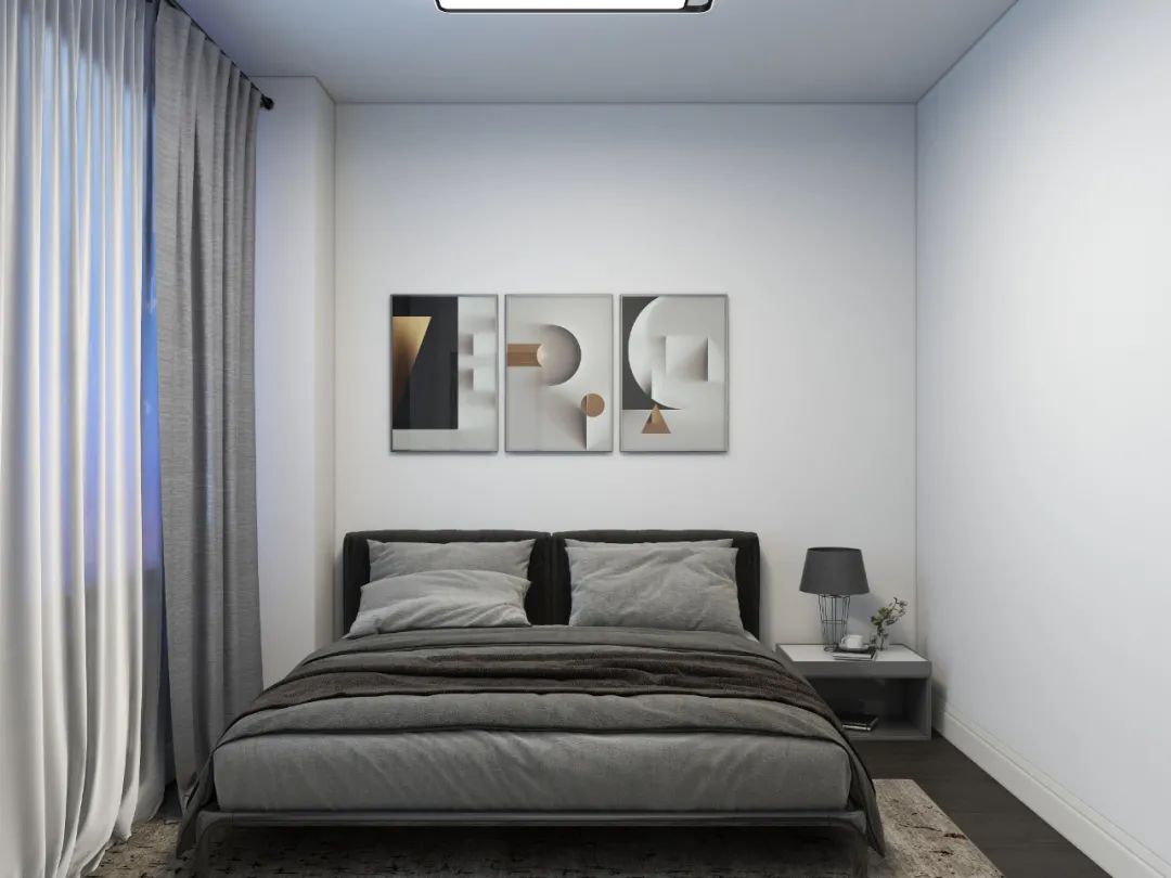 芈熊装饰 | 98㎡ 上围艺术村 现代轻奢
