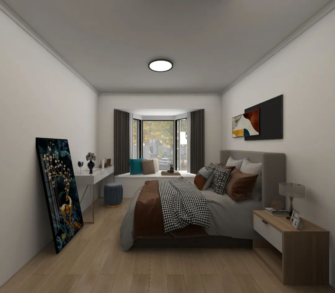 芈熊装饰 | 96㎡  半岛苑  现代风格效果图