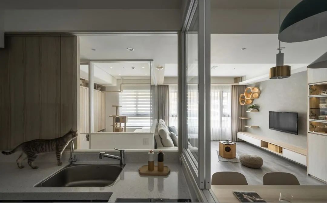 芈熊装饰 | 89㎡ 翠峰丽景 北欧风格效果图