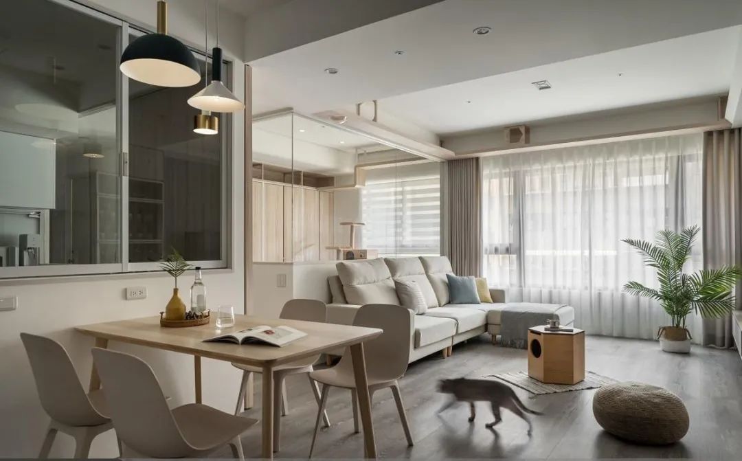 芈熊装饰 | 89㎡ 翠峰丽景 北欧风格效果图