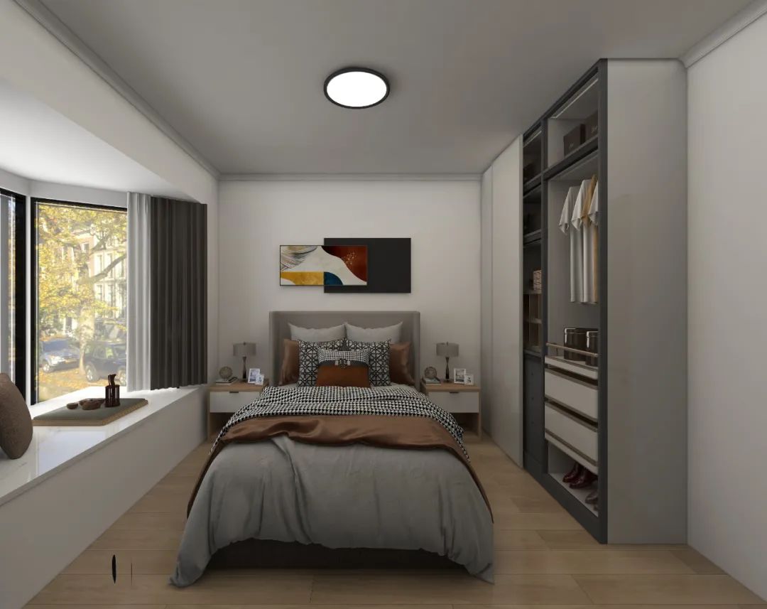 芈熊装饰 | 96㎡  半岛苑  现代风格效果图