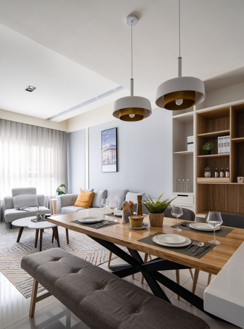 芈熊装饰 | 165㎡ 金众蓝钻风景 北欧风格效果图 