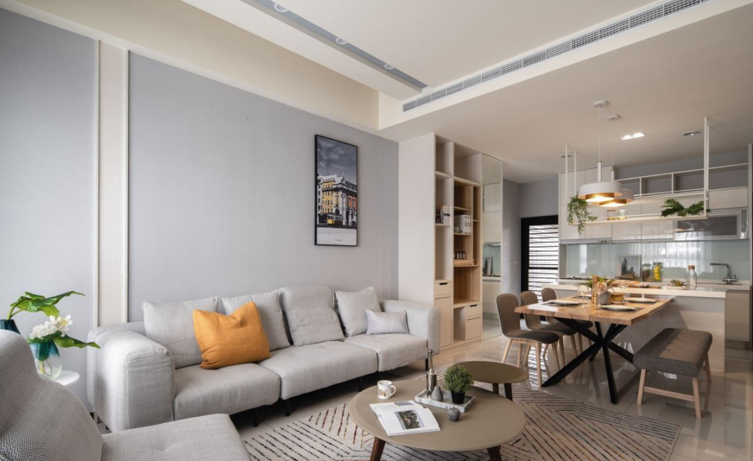 芈熊装饰 | 165㎡ 金众蓝钻风景 北欧风格效果图 