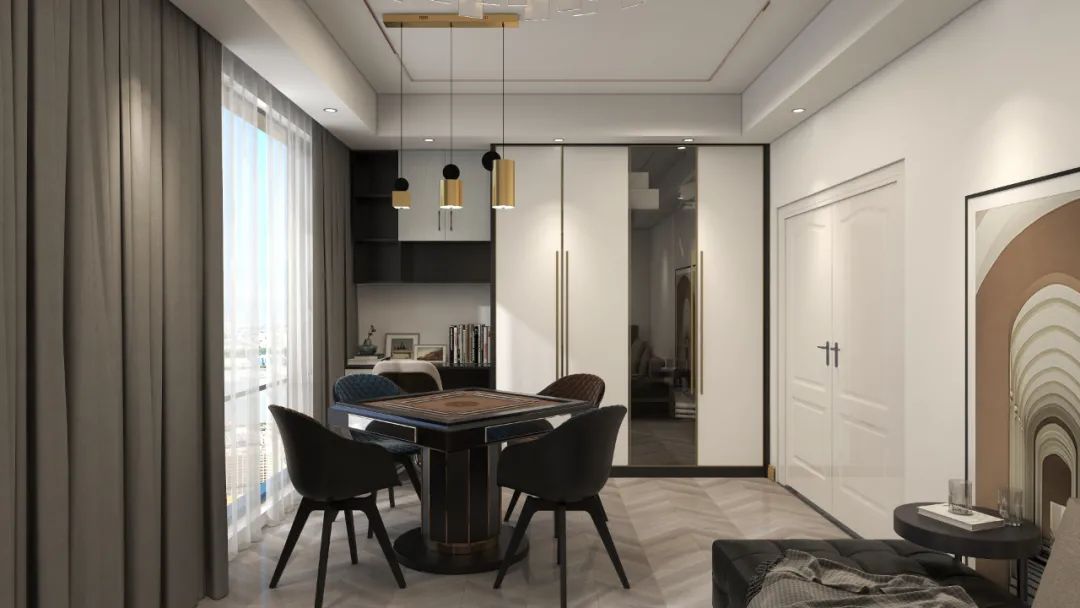 芈熊装饰 | 116㎡ 九洲玉带湾 现代风格效果图