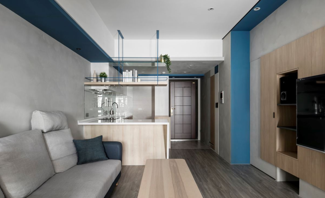 芈熊装饰 | 60㎡ 布吉中心花园 工业风格效果图