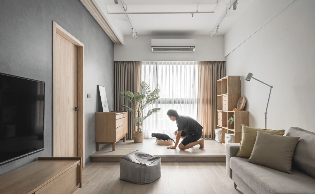 芈熊装饰 | 66㎡ 余岭山庄 日式风格效果图