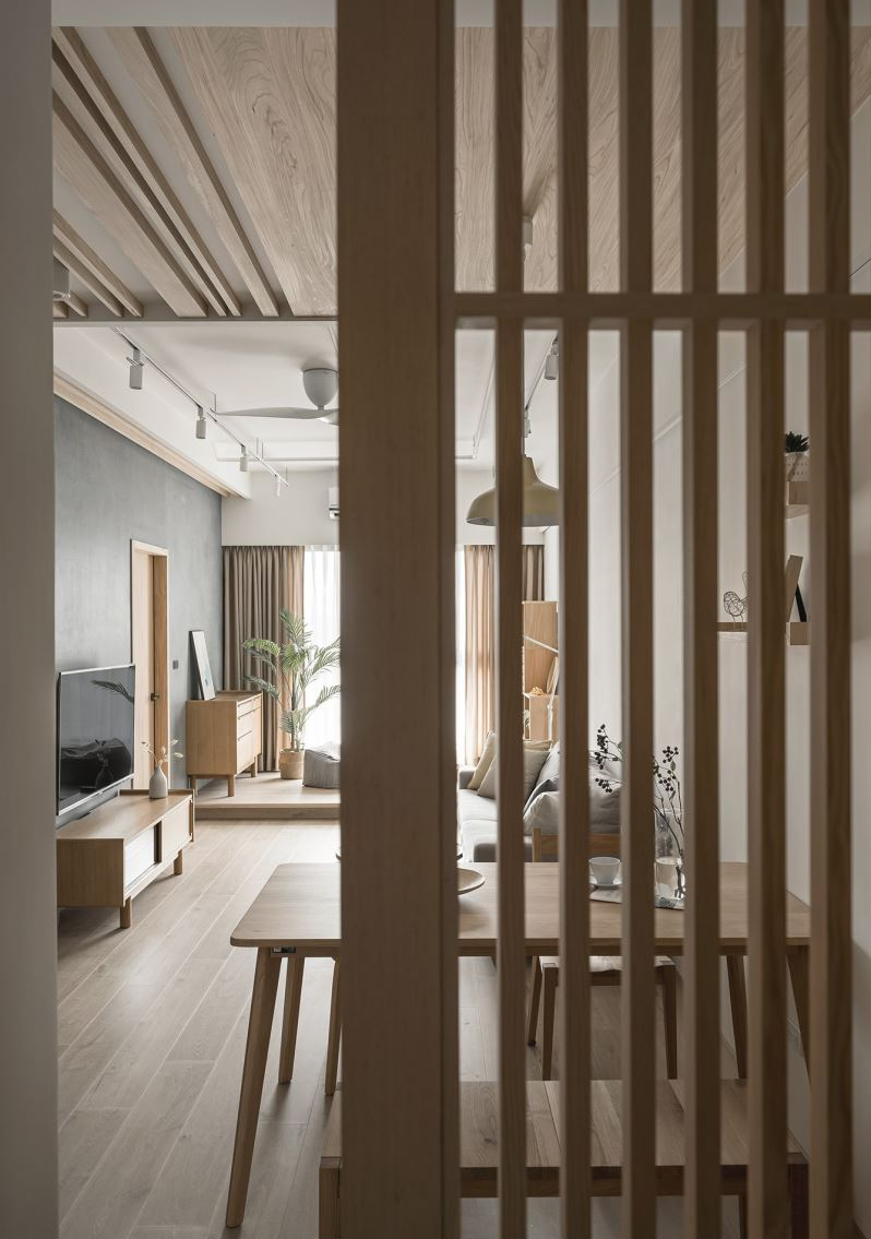 芈熊装饰 | 66㎡ 余岭山庄 日式风格效果图