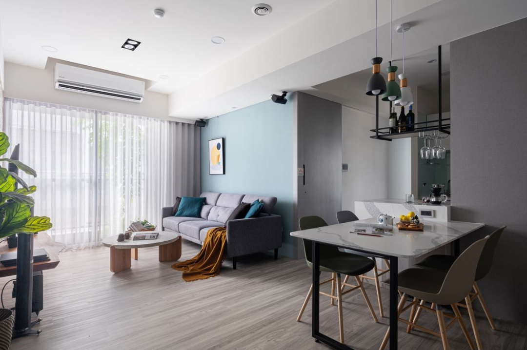 芈熊装饰 | 70㎡ 九洲玉带湾 北欧风格效果图