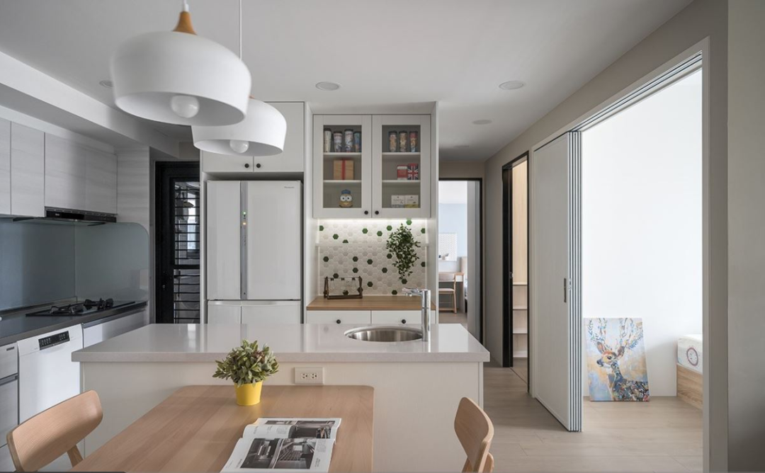 芈熊装饰 | 108㎡ 雍翠华府 美式风格效果图 