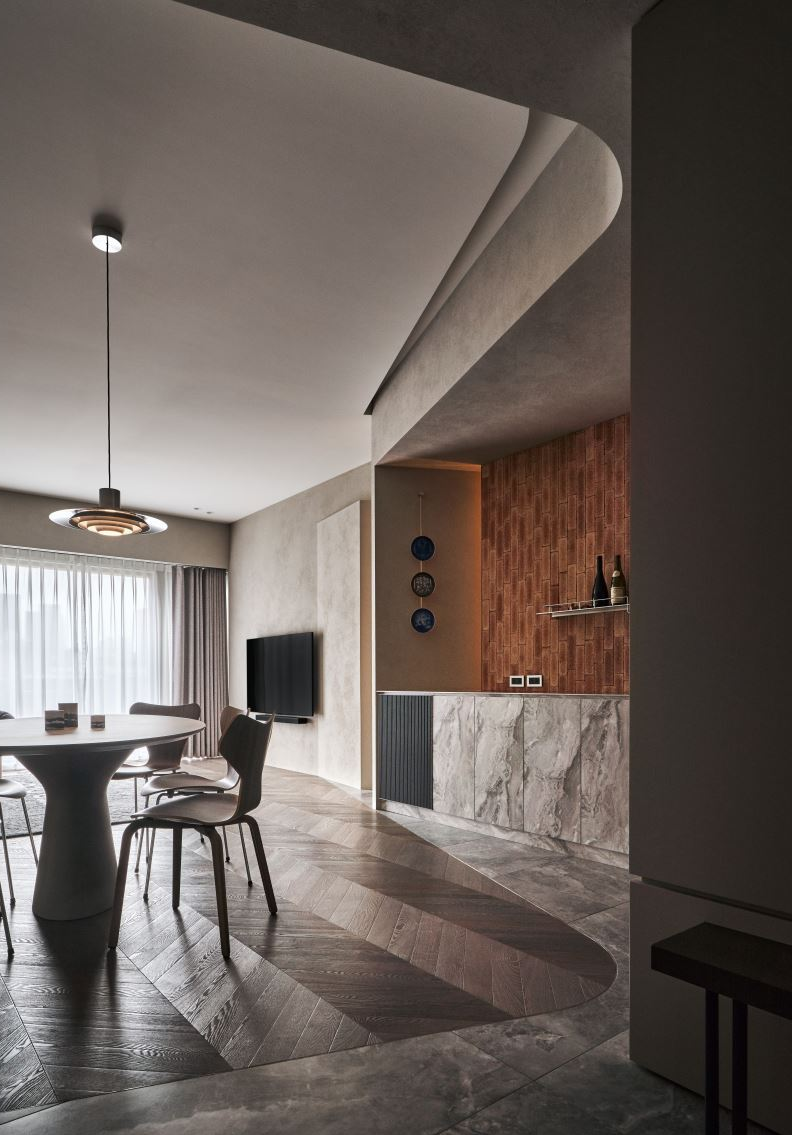 芈熊装饰 | 82㎡ 茂业城 混搭风格效果图