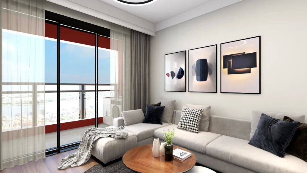 芈熊装饰 | 95㎡现代简约风，恬静悠然自得的归巢！