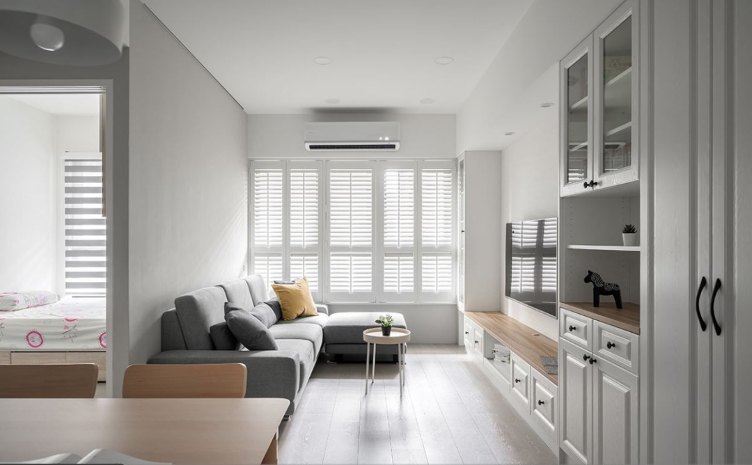 芈熊装饰 | 108㎡ 雍翠华府 美式风格效果图 