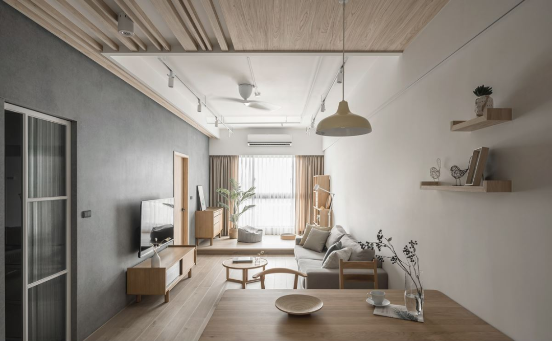 芈熊装饰 | 66㎡ 余岭山庄 日式风格效果图