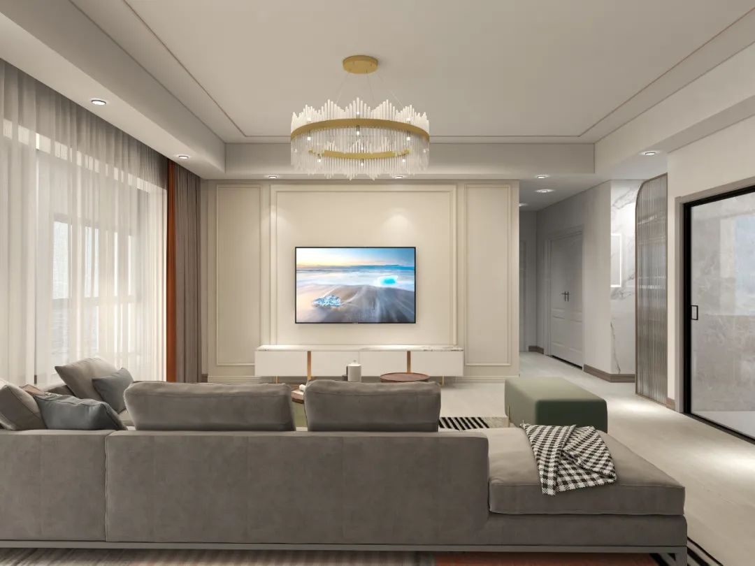 芈熊装饰 | 116㎡ 九洲玉带湾 现代风格效果图