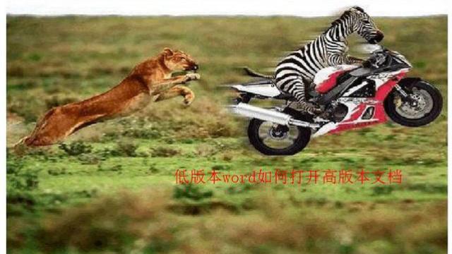 word文档版本高打不开怎么办