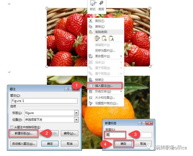 word给图形加编号