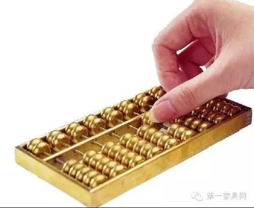 家具企业成本比例