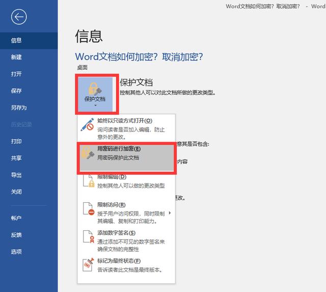 如何查看加密word