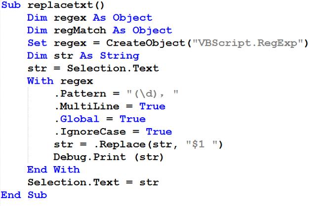 vba 修改word文字