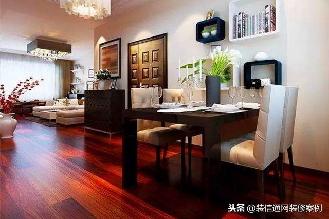 深色地板配家具图片