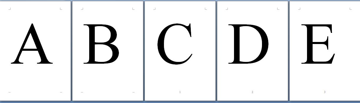 word2016第三页插页码
