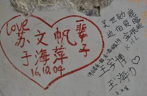 Let what countless lone dogs blush with shame profession wall, was what written after all above?