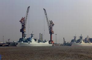 China is naval large ship of dockyard of war indus