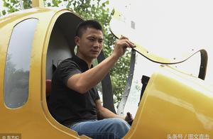 Heibei 80 hind the farmer abstains a plane to go up to the sky, netizen: The farmer also can build a