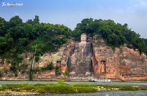 Big Buddha of the Le Shan that uncover secret ever shut an eye to weep the reason has nothing to do