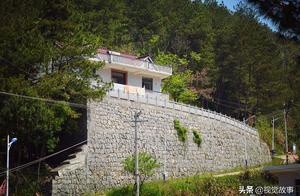 Rural person builds a building in hill, every fami