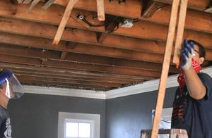 Room ceiling is mildewy how to do