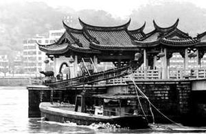 Be collided by cargoboat investigation of follow-up of damage of ancient bridge of current state ext