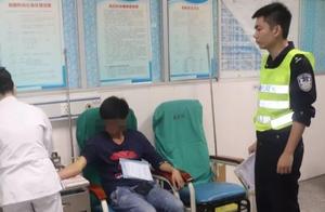 Drunk drive ask for trouble! Cross-country car greenbelt of a dash against, 3 rounds of motor 