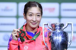 Ping-pong -- contest of world bright and beautiful: Female sheet of Liu poem Wen gains the champions