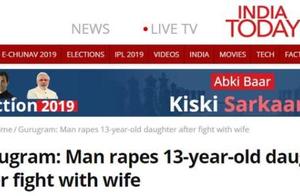 After Indian father excessive drinking brutish big hair, beat and scold a wife not only, still rape
