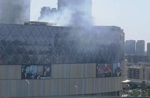 Fire fighting of fume of building site of construc