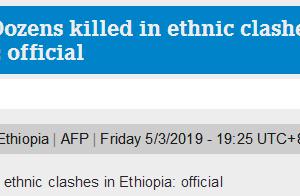 The Ethiopia erupts racial conflict, tens of people die